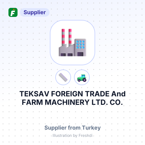 TEKSAV FOREIGN TRADE And FARM MACHINERY LTD. CO. – summary card, no photo uploaded yet