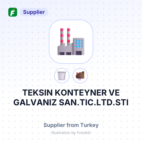 TEKSIN KONTEYNER VE GALVANIZ SAN.TIC.LTD.STI – summary card, no photo uploaded yet