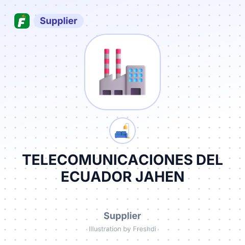 TELECOMUNICACIONES DEL ECUADOR JAHEN – summary card, no photo uploaded yet