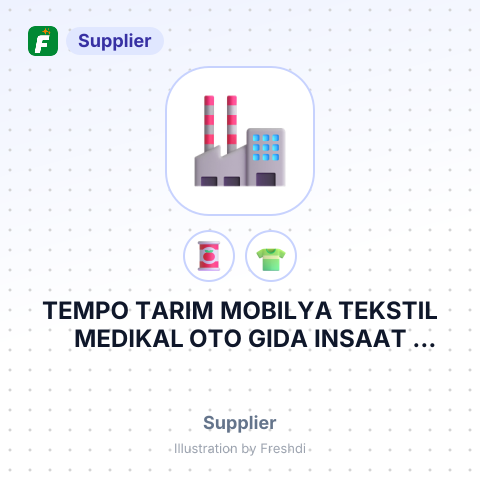 TEMPO TARIM MOBILYA TEKSTIL MEDIKAL OTO GIDA INSAAT TAH.TIC.TURZ.SAN. LTD – summary card, no photo uploaded yet