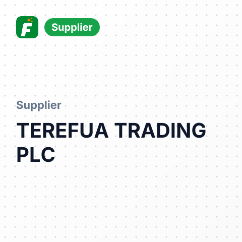 TEREFUA TRADING PLC – summary card, no photo uploaded yet