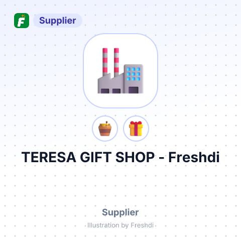 TERESA GIFT SHOP – summary card, no photo uploaded yet