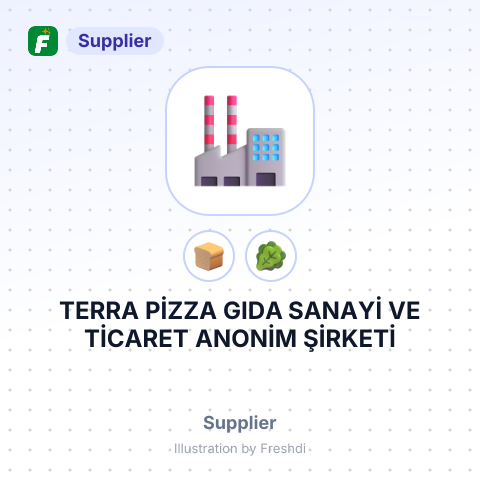 TERRA PİZZA GIDA SANAYİ VE TİCARET ANONİM ŞİRKETİ – summary card, no photo uploaded yet
