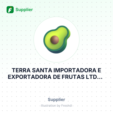 TERRA SANTA IMPORTADORA E EXPORTADORA DE FRUTAS LTDA – summary card, no photo uploaded yet