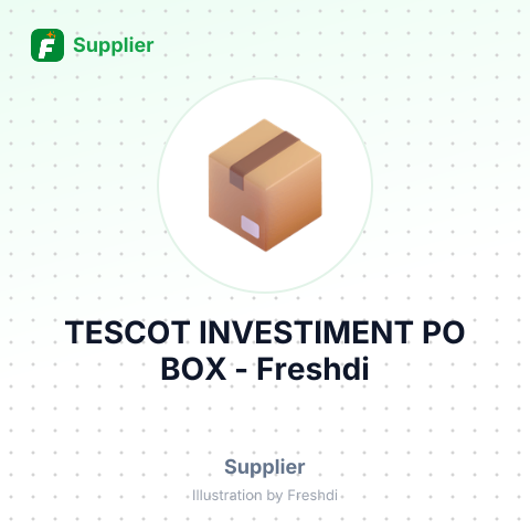 TESCOT INVESTIMENT PO BOX – summary card, no photo uploaded yet