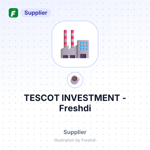 TESCOT INVESTMENT – summary card, no photo uploaded yet