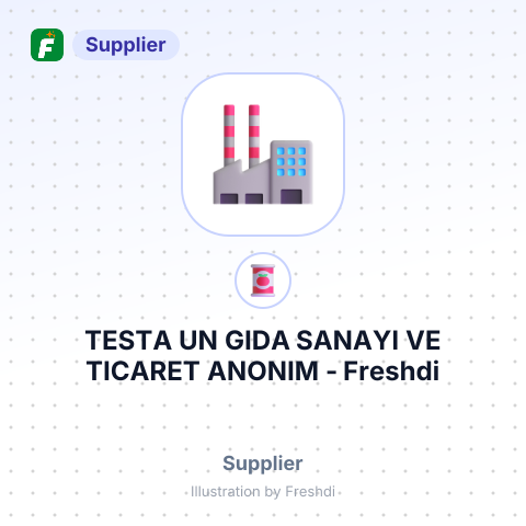 TESTA UN GIDA SANAYI VE TICARET ANONIM – summary card, no photo uploaded yet