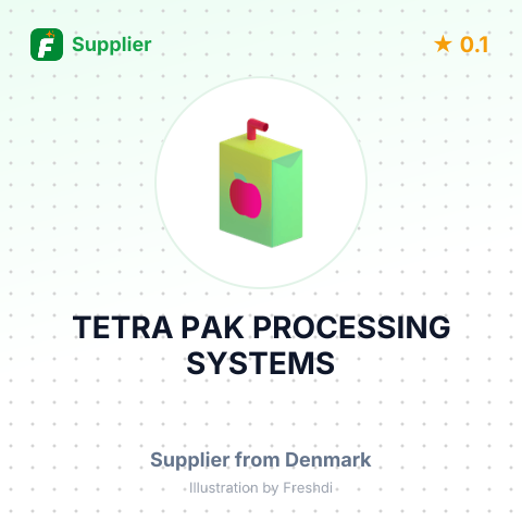 TETRA PAK PROCESSING SYSTEMS – summary card, no photo uploaded yet