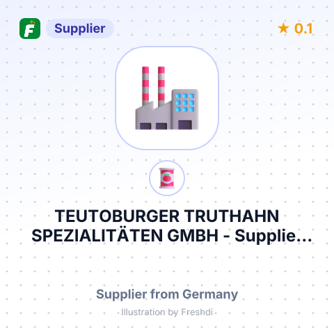 TEUTOBURGER TRUTHAHN SPEZIALITÄTEN GMBH – summary card, no photo uploaded yet