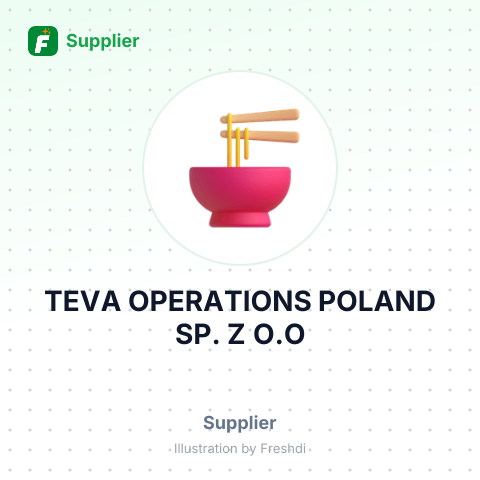 TEVA OPERATIONS POLAND SP. Z O.O – summary card, no photo uploaded yet