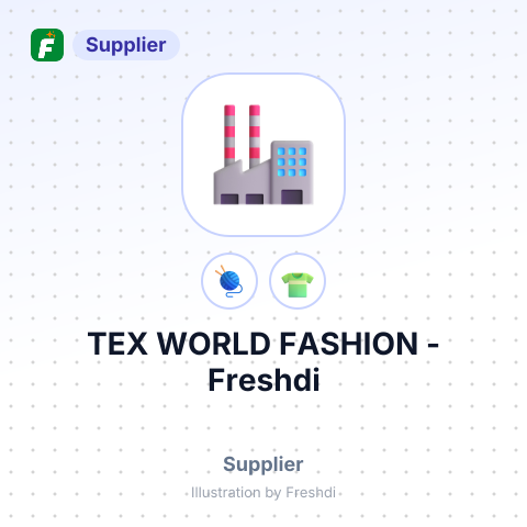 TEX WORLD FASHION – summary card, no photo uploaded yet