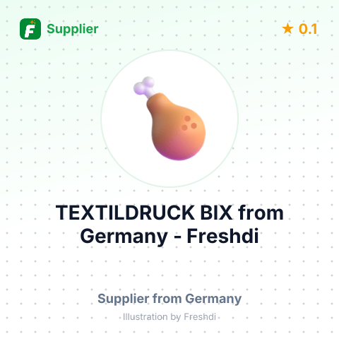 TEXTILDRUCK BIX – summary card, no photo uploaded yet