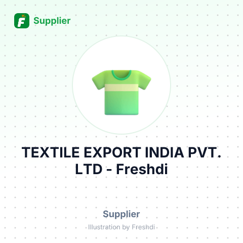 TEXTILE EXPORT INDIA PVT. LTD – summary card, no photo uploaded yet