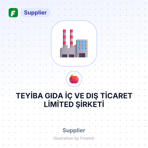 TEYİBA GIDA İÇ VE DIŞ TİCARET LİMİTED ŞİRKETİ – summary card, no photo uploaded yet