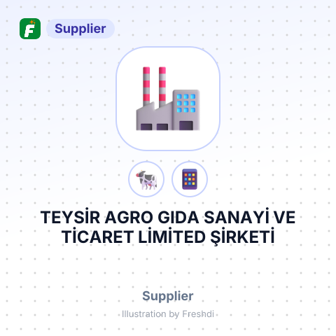 TEYSİR AGRO GIDA SANAYİ VE TİCARET LİMİTED ŞİRKETİ – summary card, no photo uploaded yet