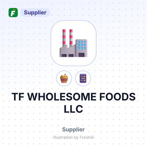 TF WHOLESOME FOODS LLC – summary card, no photo uploaded yet