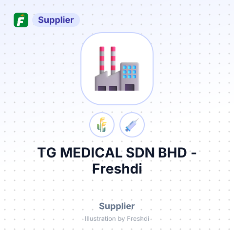 TG MEDICAL SDN BHD – summary card, no photo uploaded yet