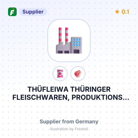 THÜFLEIWA THÜRINGER FLEISCHWAREN, PRODUKTIONS- UND VERTRIEBS AG – summary card, no photo uploaded yet