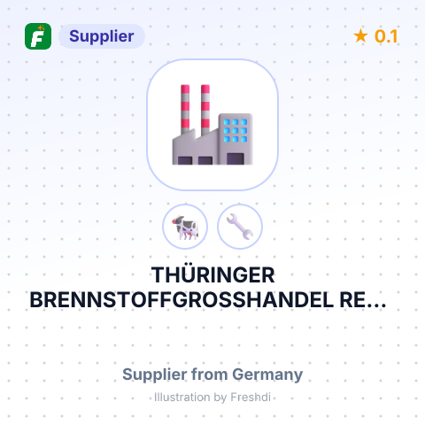 THÜRINGER BRENNSTOFFGROSSHANDEL RENÉ SPANNER – summary card, no photo uploaded yet