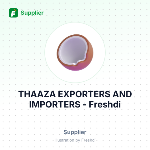 THAAZA EXPORTERS AND IMPORTERS – summary card, no photo uploaded yet