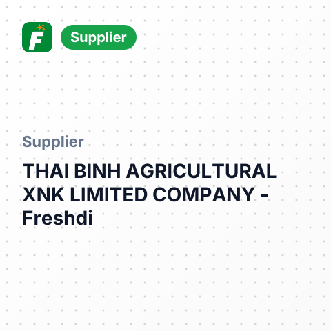 THAI BINH AGRICULTURAL XNK LIMITED COMPANY – summary card, no photo uploaded yet
