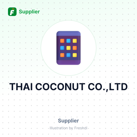 THAI COCONUT CO.,LTD – summary card, no photo uploaded yet
