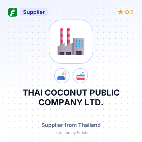 THAI COCONUT PUBLIC COMPANY LTD. – summary card, no photo uploaded yet