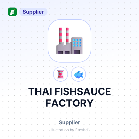 THAI FISHSAUCE FACTORY – summary card, no photo uploaded yet