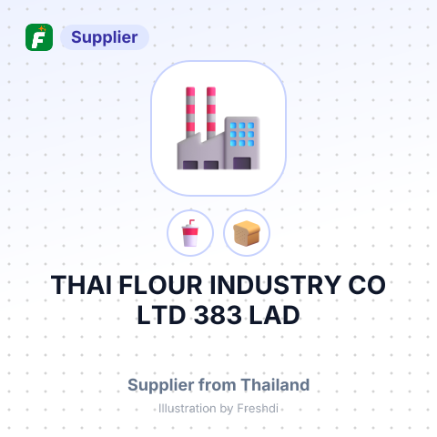 THAI FLOUR INDUSTRY CO LTD 383 LAD – summary card, no photo uploaded yet