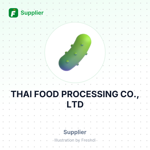 THAI FOOD PROCESSING CO., LTD – summary card, no photo uploaded yet