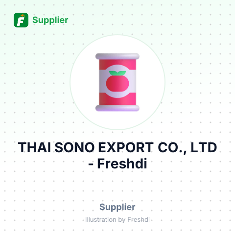 THAI SONO EXPORT CO., LTD – summary card, no photo uploaded yet