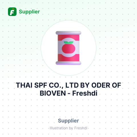 THAI SPF CO., LTD BY ODER OF BIOVEN – summary card, no photo uploaded yet