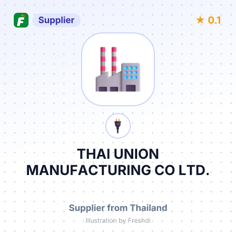 THAI UNION MANUFACTURING CO LTD. – summary card, no photo uploaded yet