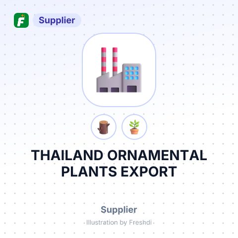 THAILAND ORNAMENTAL PLANTS EXPORT – summary card, no photo uploaded yet