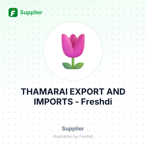 THAMARAI EXPORT AND IMPORTS – summary card, no photo uploaded yet