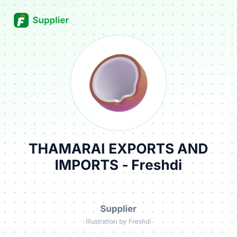 THAMARAI EXPORTS AND IMPORTS – summary card, no photo uploaded yet