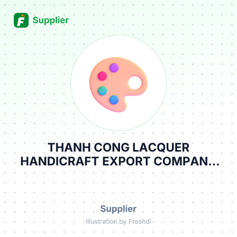 THANH CONG LACQUER HANDICRAFT EXPORT COMPANY LIMITED – summary card, no photo uploaded yet