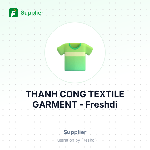 THANH CONG TEXTILE GARMENT – summary card, no photo uploaded yet