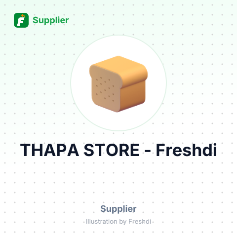 THAPA STORE – summary card, no photo uploaded yet
