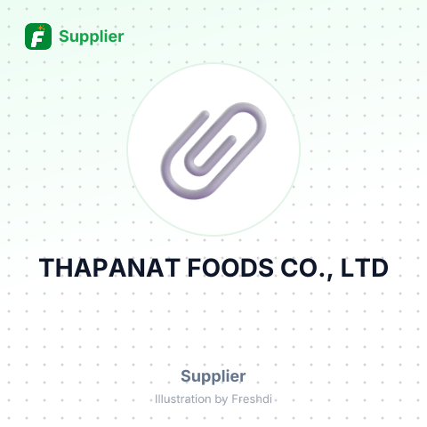 THAPANAT FOODS CO., LTD – summary card, no photo uploaded yet