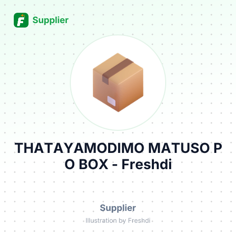 THATAYAMODIMO MATUSO P O BOX – summary card, no photo uploaded yet