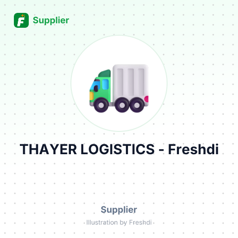 THAYER LOGISTICS – summary card, no photo uploaded yet