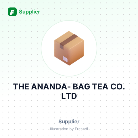 THE ANANDA- BAG TEA CO. LTD – summary card, no photo uploaded yet