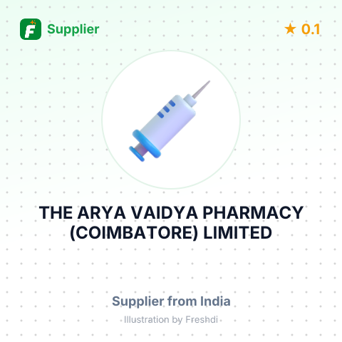 THE ARYA VAIDYA PHARMACY (COIMBATORE) LIMITED – summary card, no photo uploaded yet