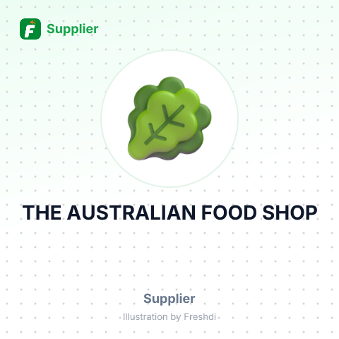 THE AUSTRALIAN FOOD SHOP – summary card, no photo uploaded yet