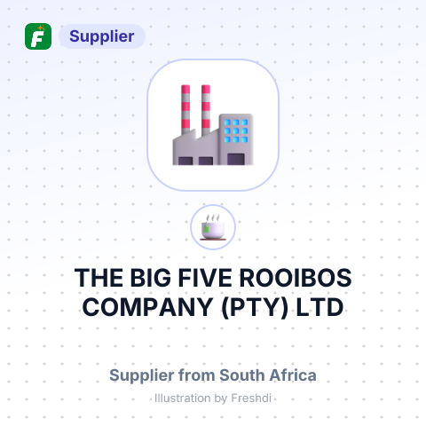 THE BIG FIVE ROOIBOS COMPANY (PTY) LTD – summary card, no photo uploaded yet