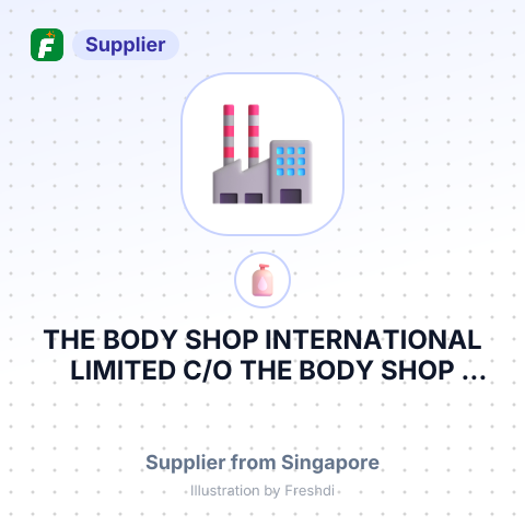 THE BODY SHOP INTERNATIONAL LIMITED C/O THE BODY SHOP SINGAPORE PTE LTD – summary card, no photo uploaded yet