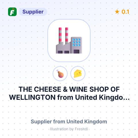 THE CHEESE & WINE SHOP OF WELLINGTON – summary card, no photo uploaded yet