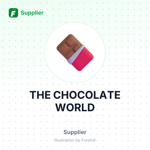 THE CHOCOLATE WORLD – summary card, no photo uploaded yet