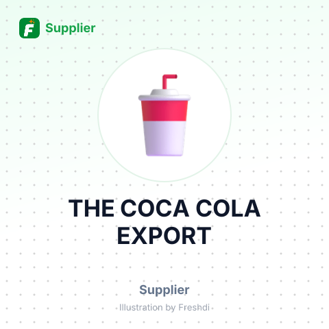 THE COCA COLA EXPORT – summary card, no photo uploaded yet